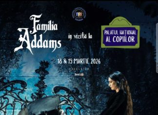 Familia Addams – două reprezentații speciale în luna martie, la Palatul Național al Copiilor.