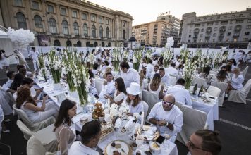 Peste 500 de invitati au participat la prima editie “Le Dîner en Blanc” din Bucuresti