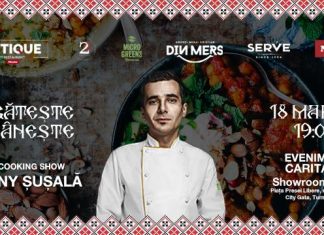 Pe 13 Mai, Johnny Susala Gătește Românește la Boutique | Cooking show caritabil