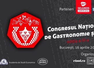 Congresul Național de Gastronomie și Vin, 16 aprilie la ASE București
