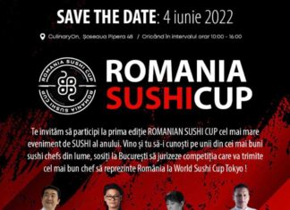 România se alătură World Sushi Cup Japan prin organizarea primei ediții a variantei locale ROMANIAN SUSHI CUP